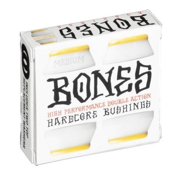 Gumki BONES Hardcore Bushings White/Black Hard