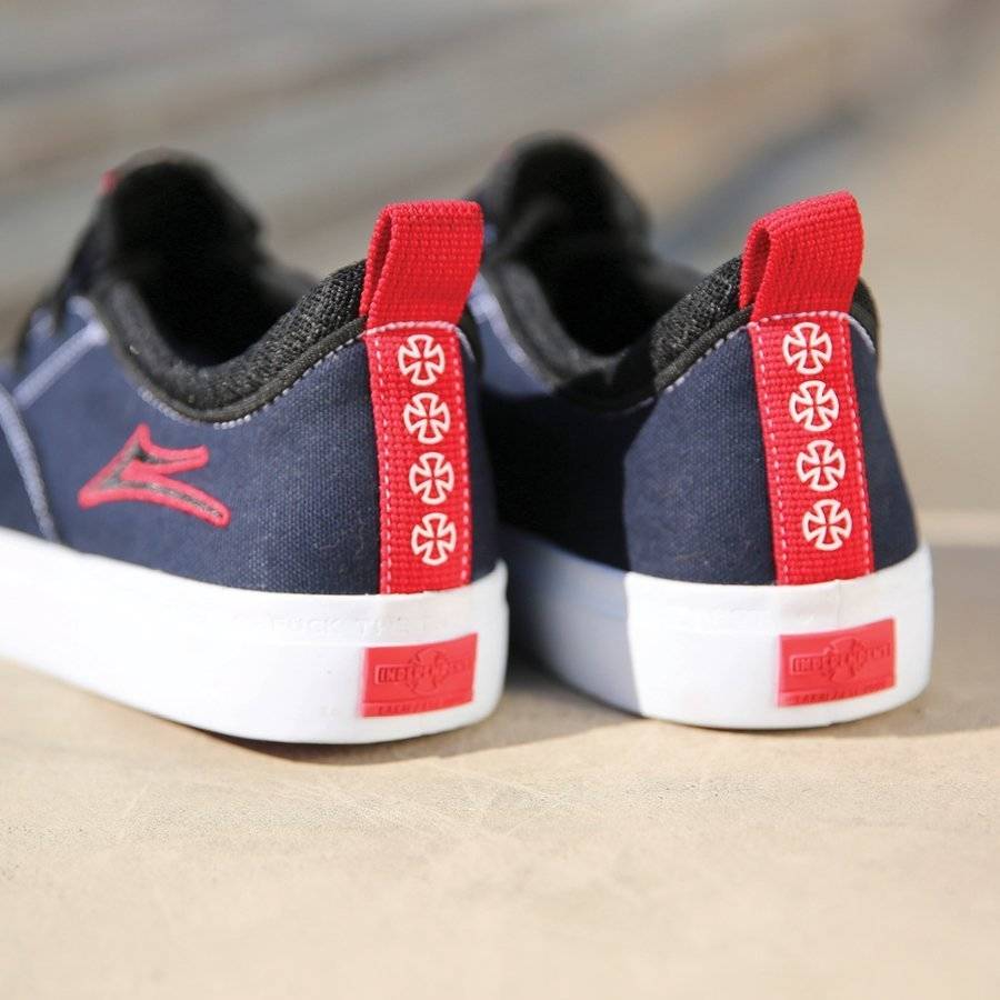 LAKAI x INDEPENDENT Riley 2 (navy suede) shoes