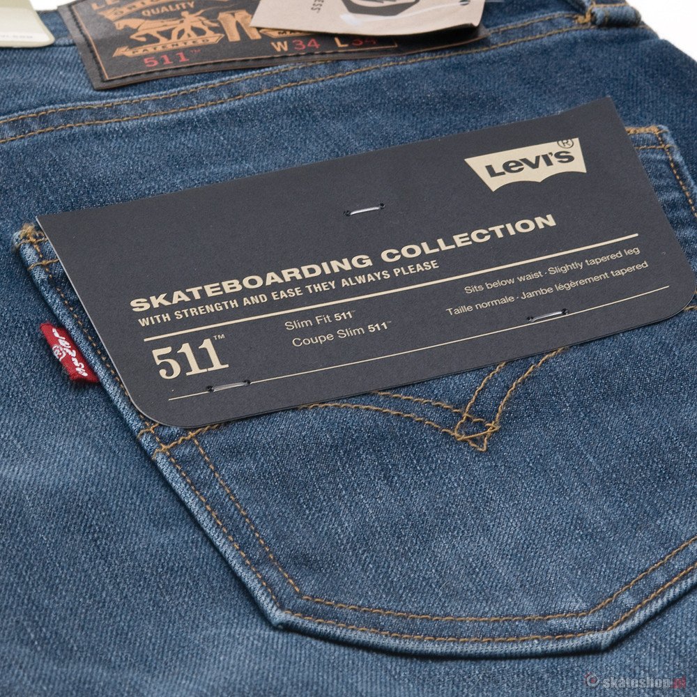 LEVI'S 511 Slim (midnight blue) trousers | | Skateshop - snowboard,  skateboard, pants, hoods, shoes, jackets, skate shop
