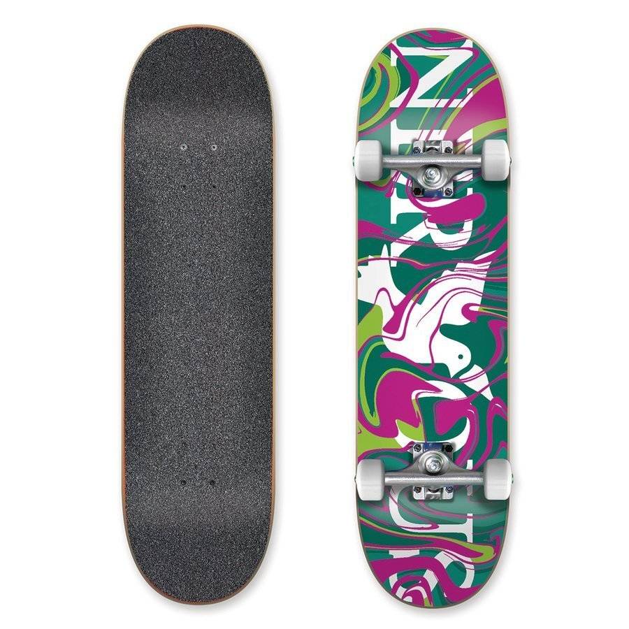 NERVOUS Acid Green 8.125" skateboard