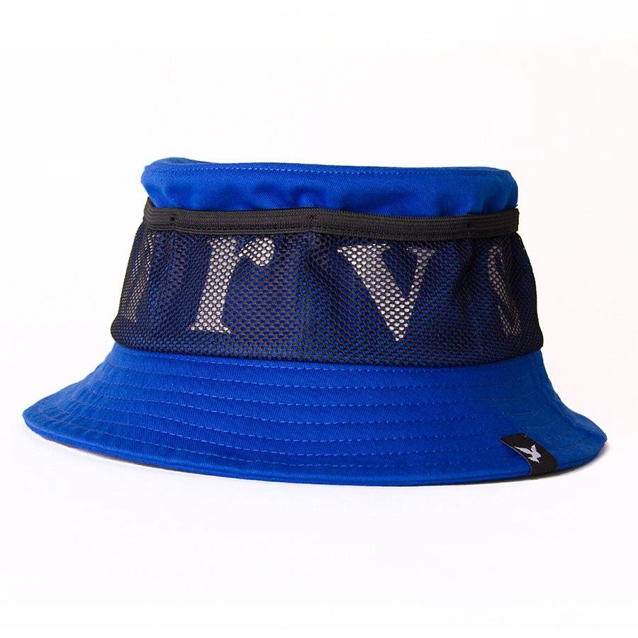 NERVOUS Bucket Pocket (royal) bucket hat