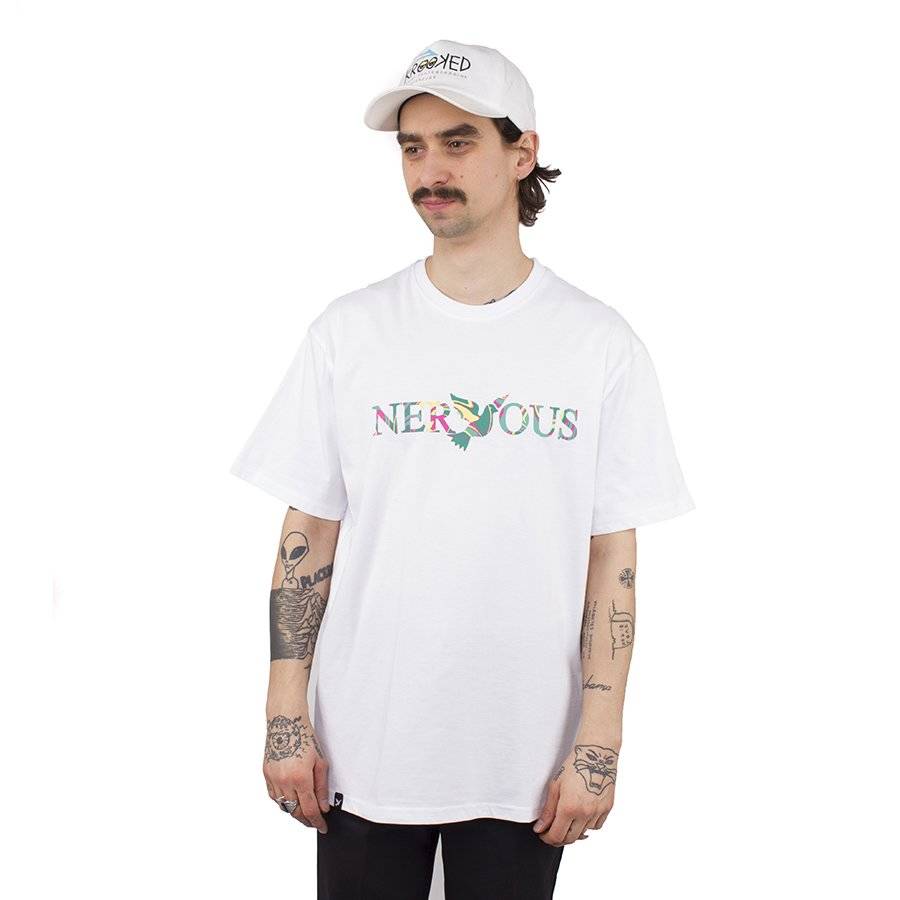 NERVOUS Classic Acid (white) t-shirt