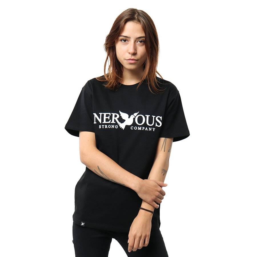 NERVOUS Classic (black) Wmn t-shirt