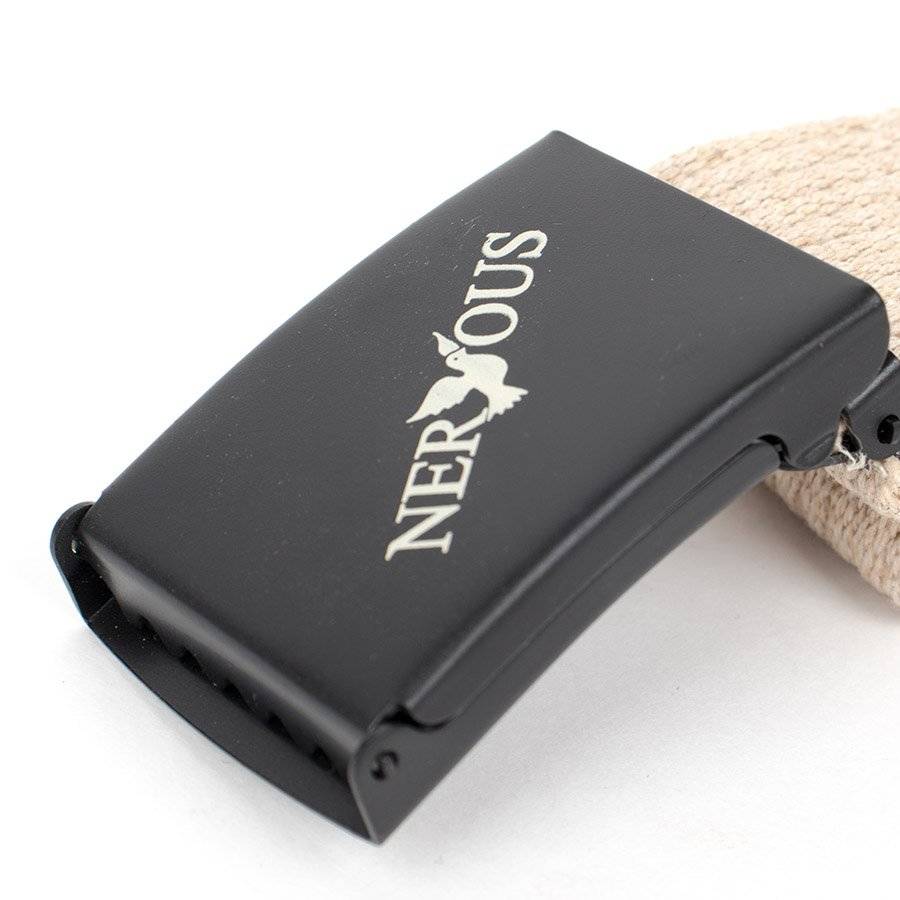 NERVOUS Classic (black/sand) belt