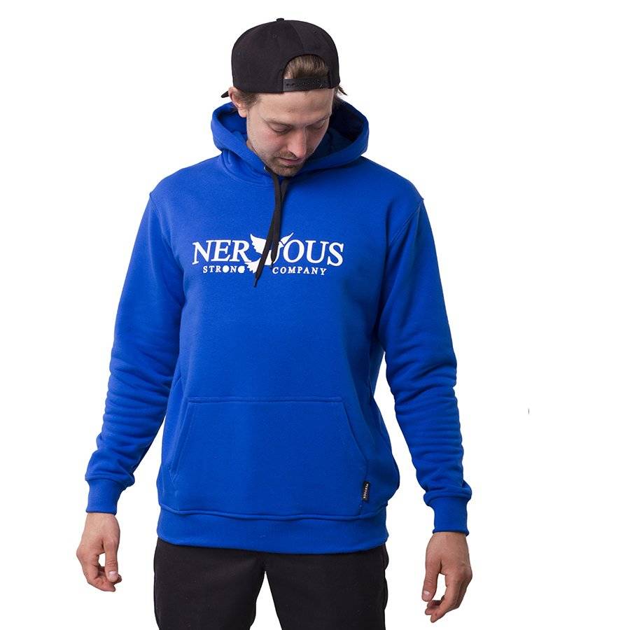 NERVOUS Classic (blue) hoodie