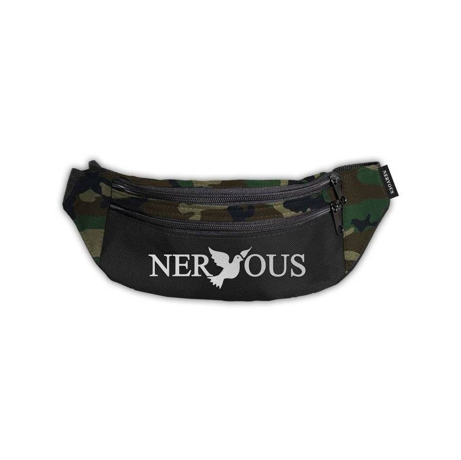 NERVOUS Classic (camo/black) hip pack