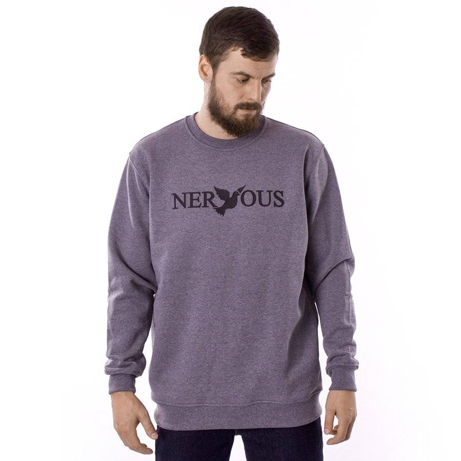 NERVOUS Classic (grey) crewneck