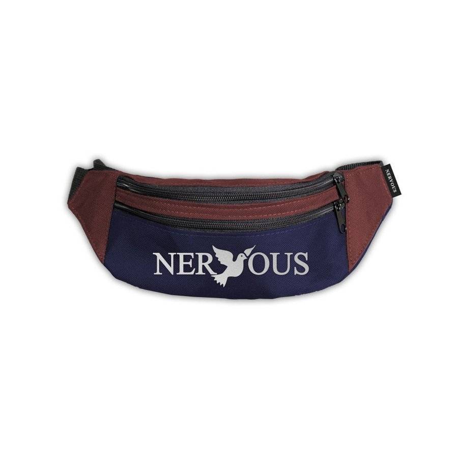 NERVOUS Classic (maroon/navy) hip pack