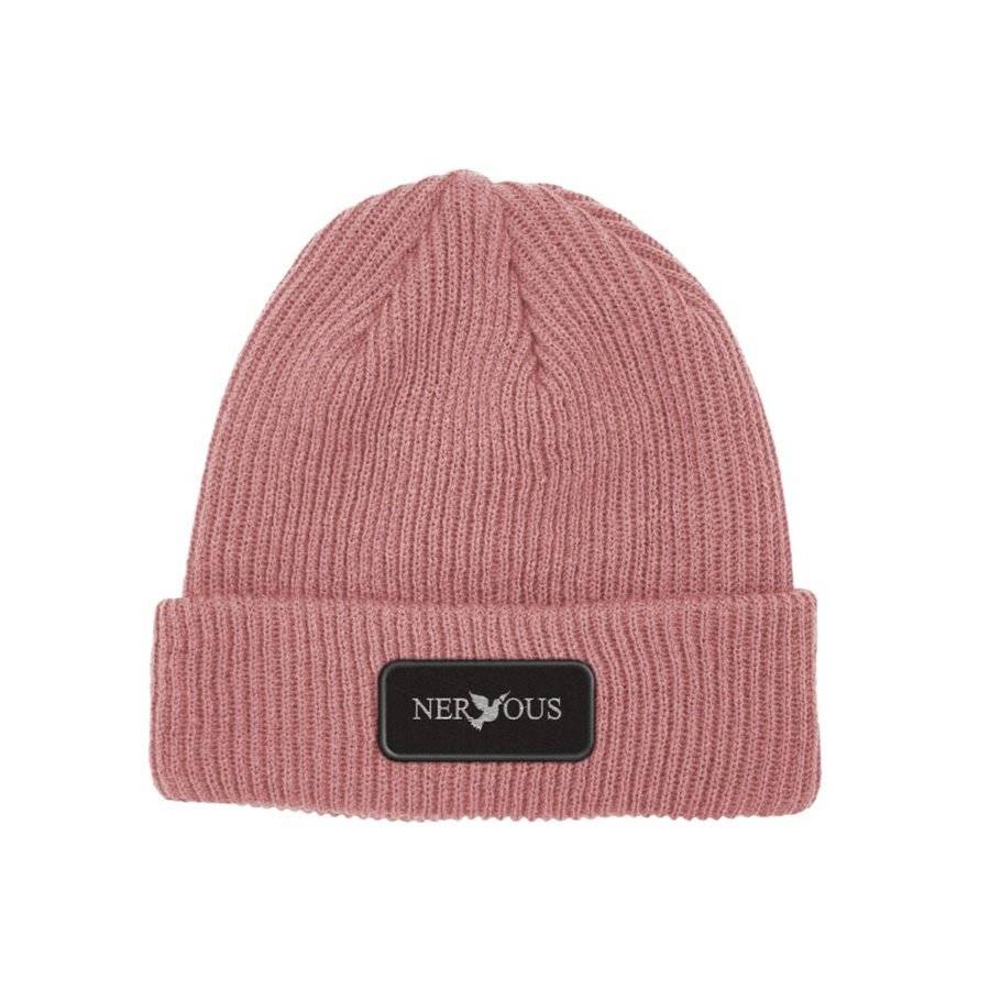 NERVOUS Classic (pink) beanie