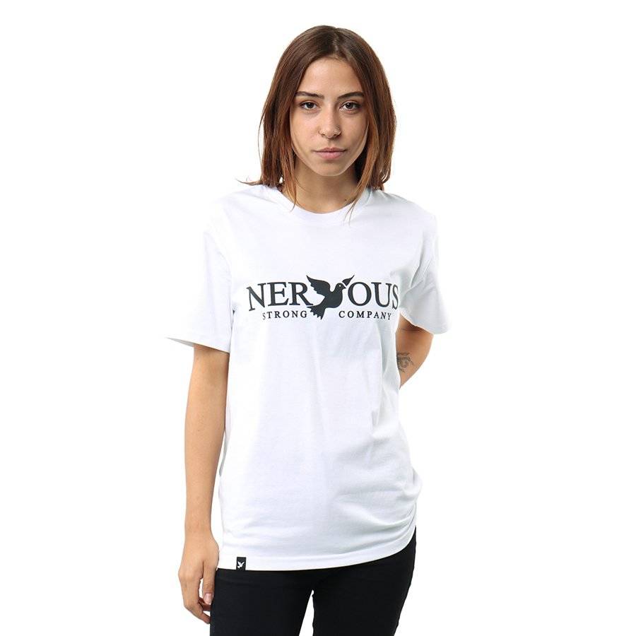 NERVOUS Classic (white) Wmn t-shirt