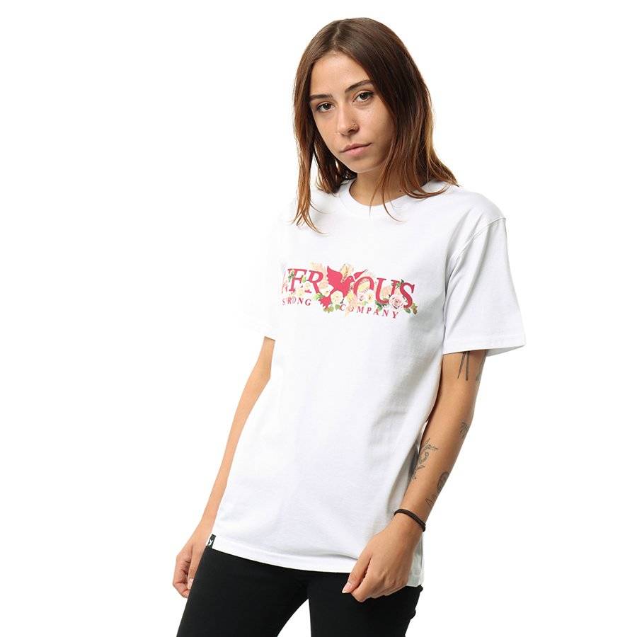 NERVOUS Garden (white) Wmn t-shirt