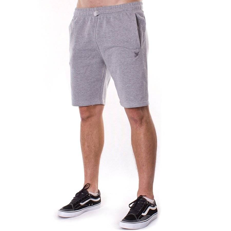 NERVOUS Icon (grey) shorts