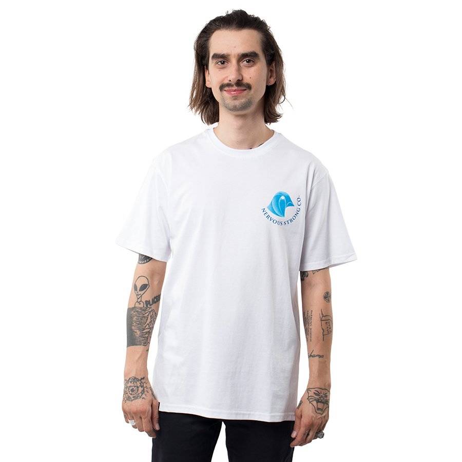 NERVOUS Pighead (white) t-shirt