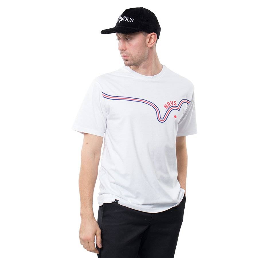 NERVOUS Wave (white) t-shirt