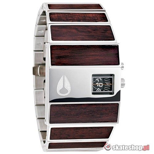NIXON Rotolog (dark wood) watch