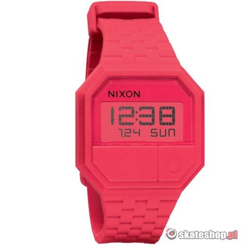 NIXON Rubber Re-run (coral) watch