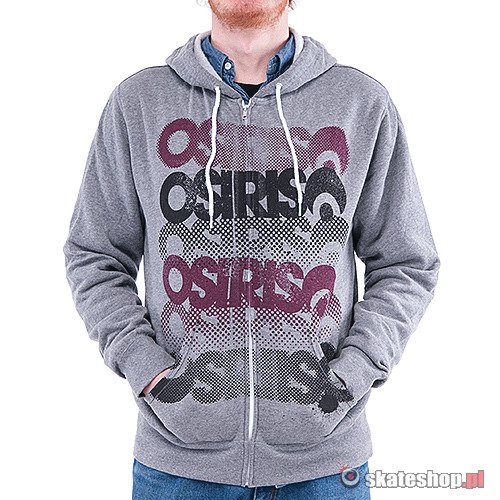 OSIRIS J Stamped ZH (heather grey) hoodie