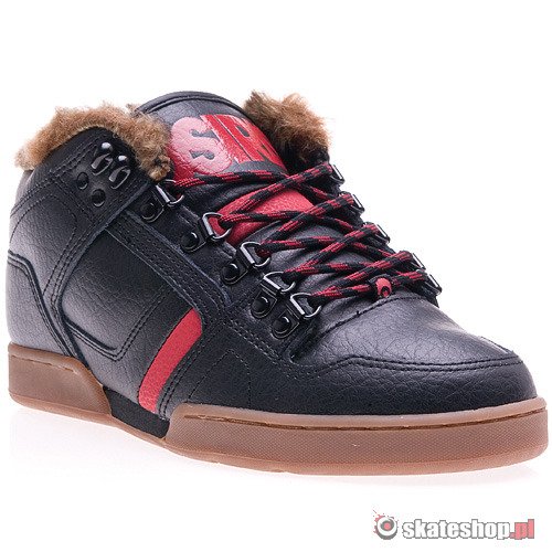 OSIRIS NYC 83 MID SHR (black/red/gum)shoes