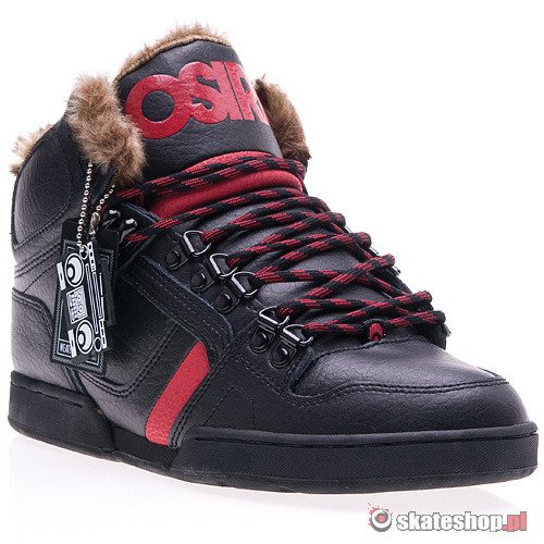 OSIRIS NYC 83 SHR (black/red/black) shoes