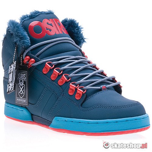 OSIRIS NYC 83 SHR (teal/teal/red) shoes