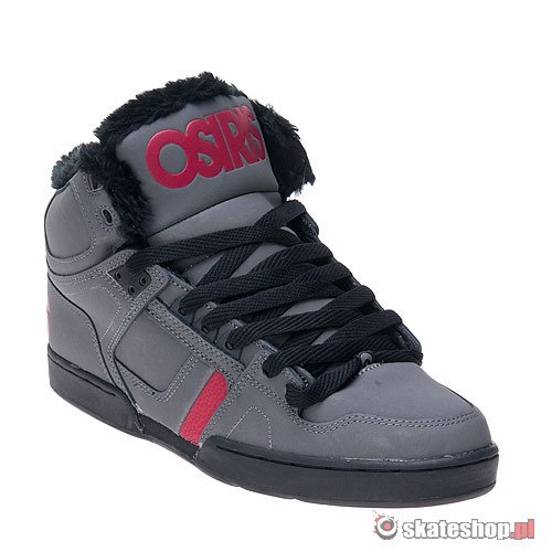 OSIRIS NYC83 SHR (charcoal/black/red) shoes