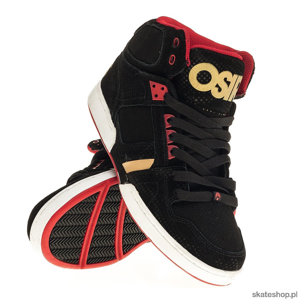 Black and cheap red osiris shoes