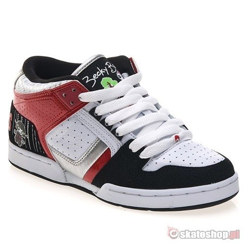 OSIRIS SOUTH BRONX WMN lucy lies/soaked/white/black/red shoes 