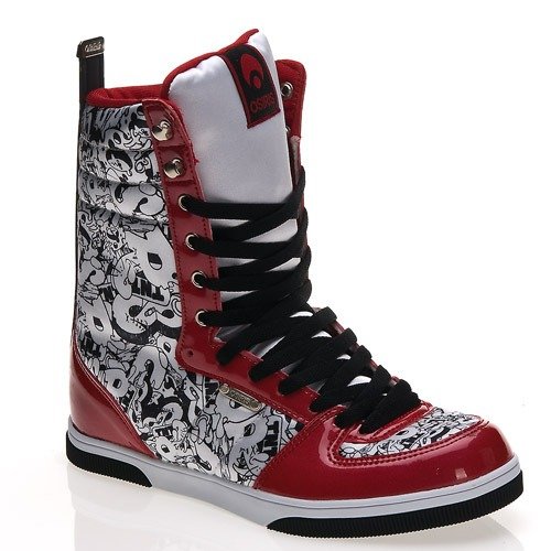 OSIRIS UPTOWN LTD WMN white/red/100% shoes 