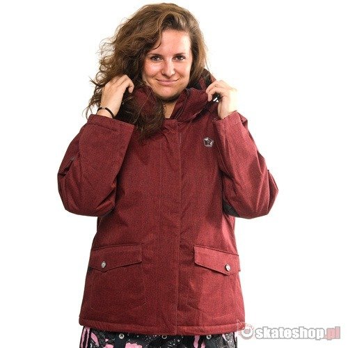 SESSIONS Divine Crosshatch WMN cinnabar snowboard jacket