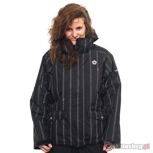 SESSIONS Divine Pinzip WMN black/pink snowboard jacket
