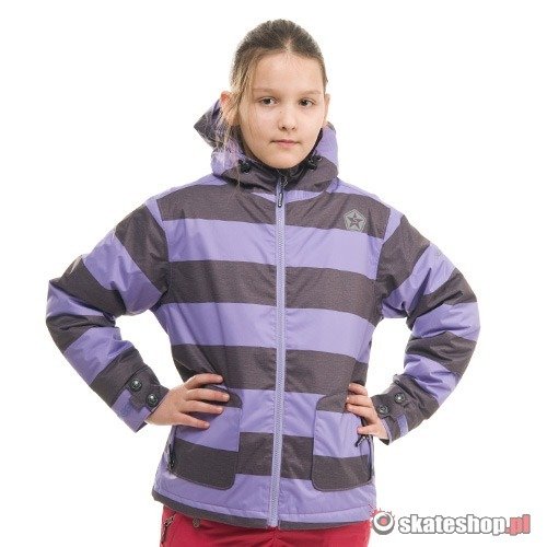 SESSIONS Evolve J's grey/lavender snowboard jacket