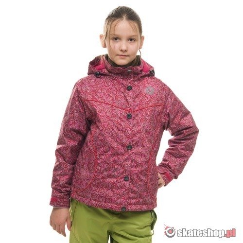SESSIONS Munchie V J's pink roses snowboard jacket