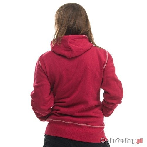 SESSIONS Raw WMN red zip hood