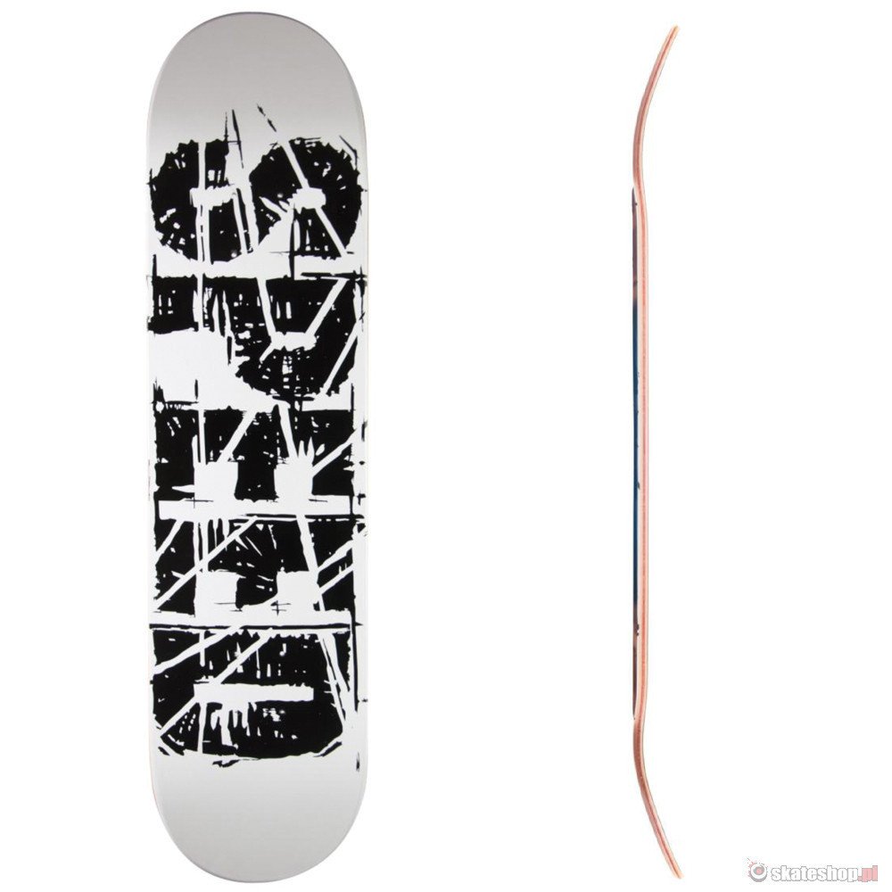 SPEED SKATEBOARDS Medium Concave (white) 8.125" skateboard