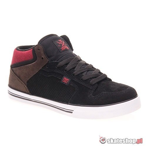 Shoes DC Fitz Mid S (black/dark chocolate/b.red)