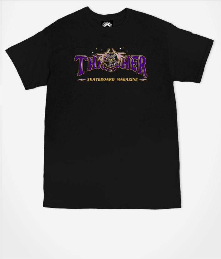 THRASHER Fortune Logo (black) t-shirt