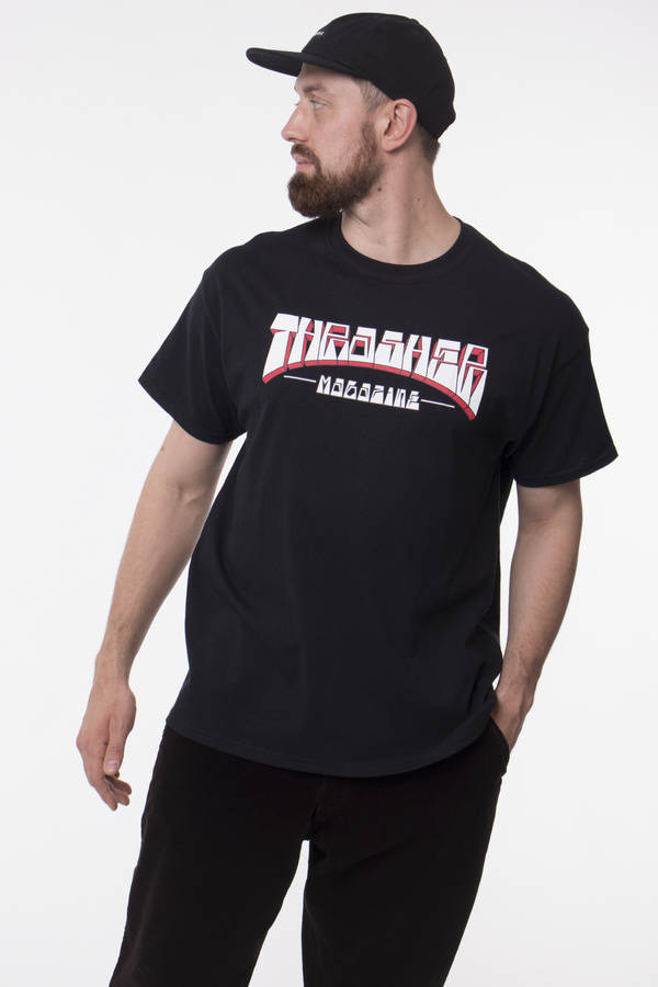Thrasher Firme Logo Black T-shirt