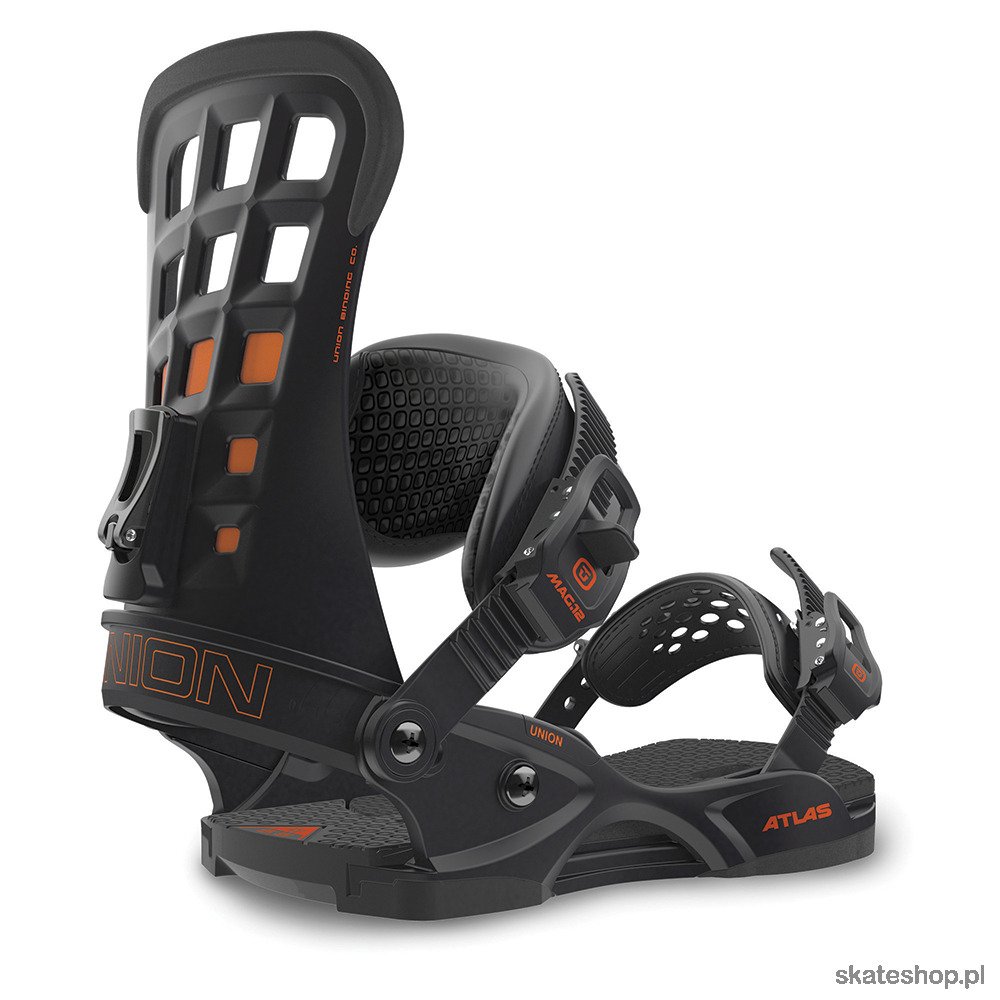 UNION Atlas (black) snowboard bindings czarne | Snowboard