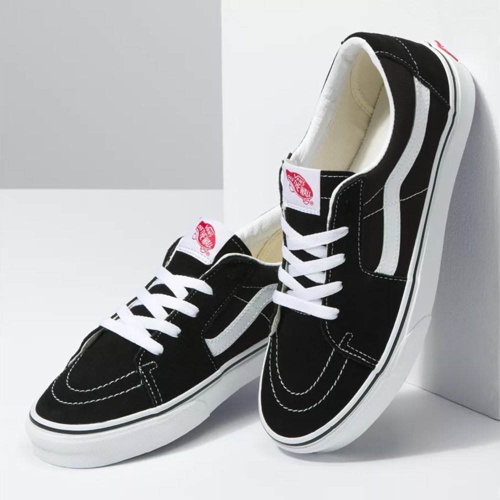 VANS Skate Sk8-Low (black/white) skate shoes