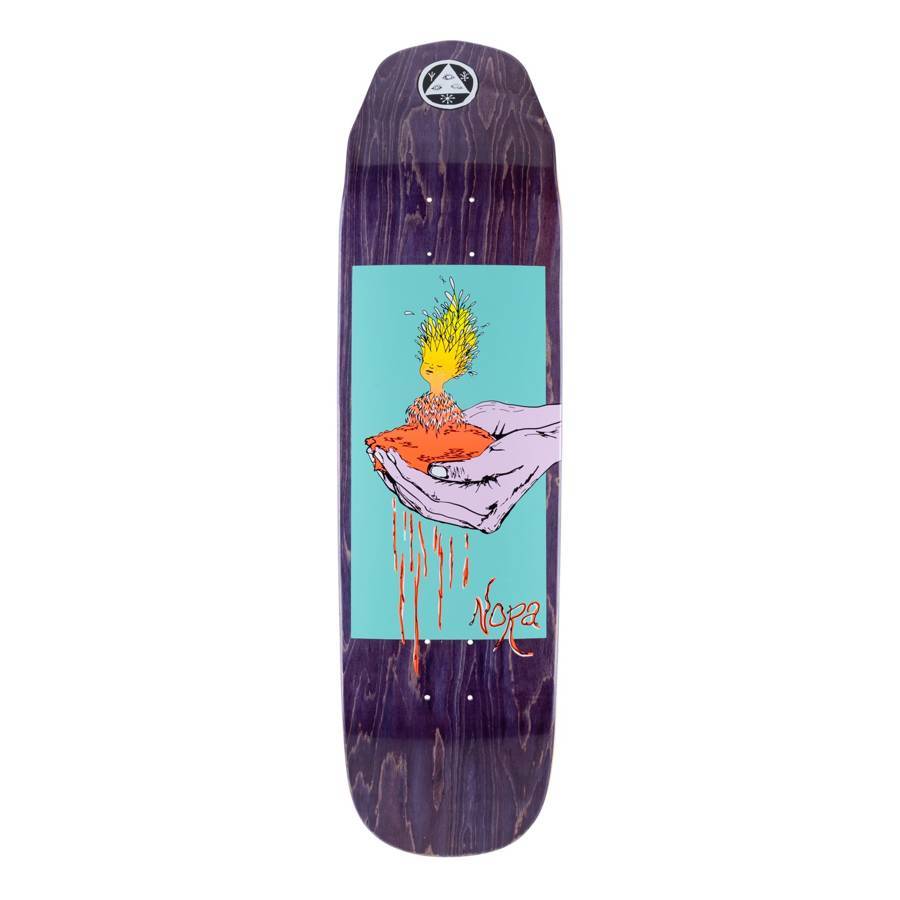 WELCOME BOARD ON WICKED QUEEN PURPLE STAIN 8.6