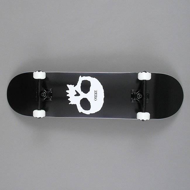 Zero Single Skull Blk / Wht 8,0 "Skateboard
