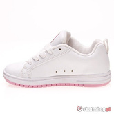DC Court Graffik SN white/pink youth's shoes