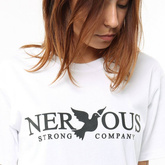 NERVOUS Classic (white) Wmn t-shirt
