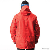 Kurtka snowboardowa RIDE Lincoln 3-Lay (poppy red/jacquard)