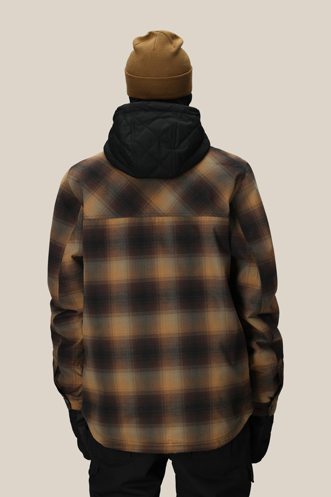 Kurtka Snowboardowa 686 Woodland Insulated (caramel plaid)