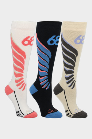 Skarpety snowboardowe 686 Liberta Sock WMN 3-Pack