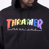 Bluza THRASHER Rainbow Mag (black)