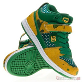 Buty DC Jersey City SE WMN (green/gold) żółto-zielone
