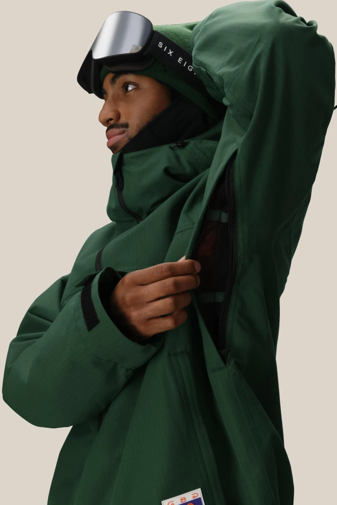 Kurtka snowboardowa 686 Dojo Jacket (moss green ripstop)