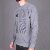 NERVOUS Hole (grey) crewneck